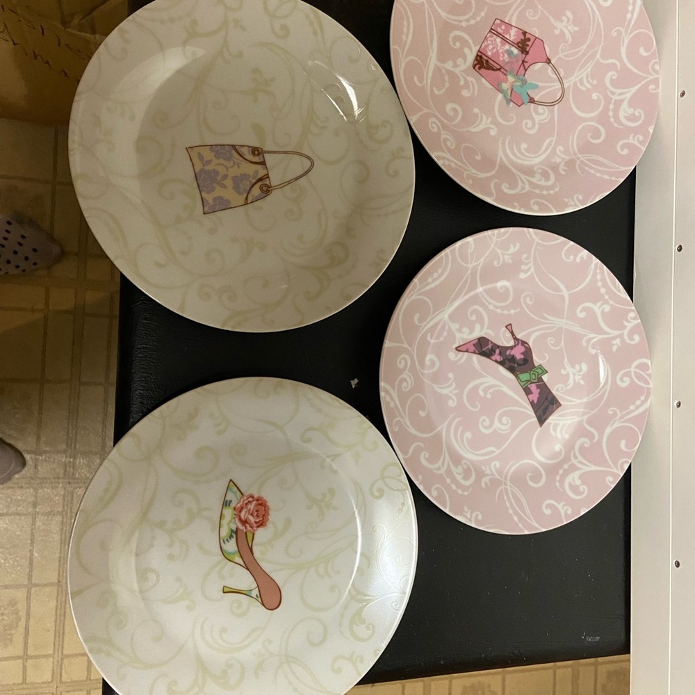 Decorative shoe desert plates Box
